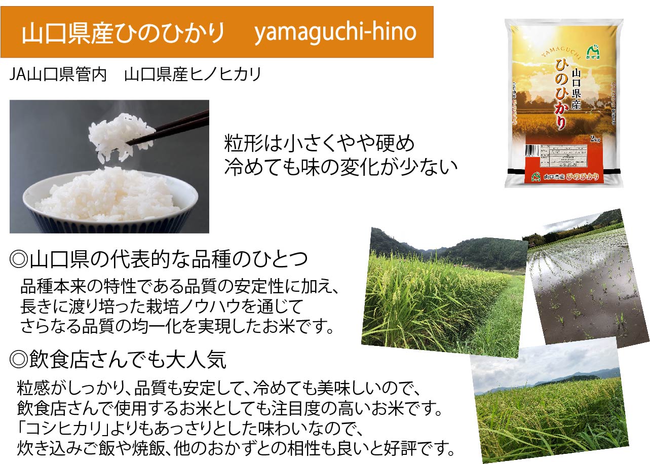 山口米5品種食べ比べセット | 美味しいお米の通販サイト